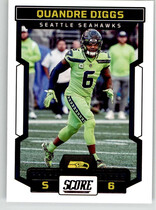 2023 Score Base Set #184 Quandre Diggs