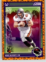 2024 Score Score-A-Treat Orange Pumpkin #268 Mike Alstott