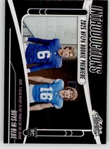 2025 Panini Absolute Introductions #I-JDT Boys In Blue|Jaxson Dart|Isaac TeSlaa