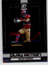 2025 Donruss Optic Play Action #14 Malik Nabers