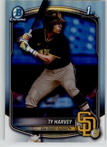 2025 Bowman Chrome Draft Refractor #BDC-58 Ty Harvey