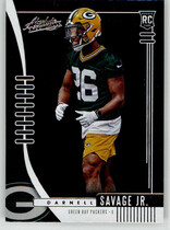 2019 Panini Absolute (Retail) #158 Darnell Savage Jr.