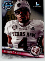 2023 Bowman Chrome University #166 Rueben Owens