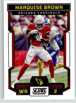 2023 Score Base Set #155 Marquise Brown