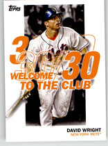 2023 Topps Welcome to the Club #WC-5 David Wright