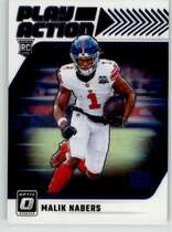 2024 Donruss Optic Play Action #8 Malik Nabers