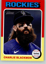 2024 Topps Heritage #167 Charlie Blackmon