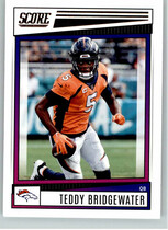 2022 Score Base Set #78 Teddy Bridgewater