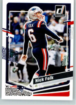 2023 Donruss Base Set #208 Nick Folk