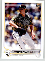 2022 Topps Base Set #70 Ryan Weathers