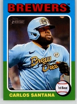 2024 Topps Heritage #77 Carlos Santana