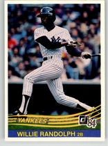 1984 Donruss Base Set #417 Willie Randolph
