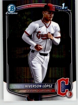 2025 Bowman Chrome Prospects #BCP-196 Hiverson Lopez