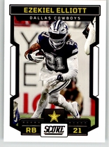 2023 Score Base Set #227 Ezekiel Elliott