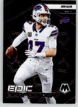 2025 Panini Mosaic Epic Performers #9 Josh Allen