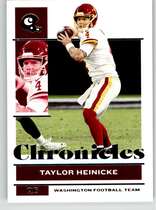 2021 Panini Chronicles #95 Taylor Heinicke