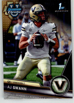 2023 Bowman Chrome University #116 Aj Swann