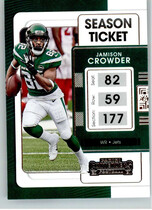 2021 Panini Contenders #78 Jamison Crowder