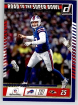 2025 Donruss Road to the Super Bowl Divisional Round #4 Josh Allen