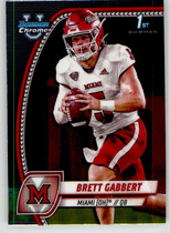 2024 Bowman Chrome University #27 Brett Gabbert