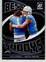 2024 Donruss Optic Best Tuddys #12 Justin Herbert|Quentin Johnston