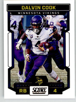 2023 Score Base Set #112 Dalvin Cook