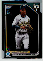 2024 Bowman Chrome Prospects #BCP-184 Darling Fernandez