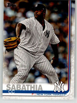 2019 Topps Base Set Series 2 #486 Cc Sabathia