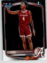 2025 Bowman Chrome Prospects #BCP-46 Davion Hannah
