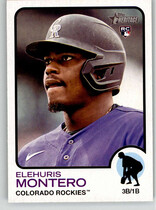 2022 Topps Heritage High Number #585 Elehuris Montero