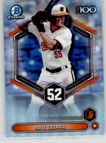2026 Bowman Chrome Bowman Scouts Top 100 #BTP-52 Nate George