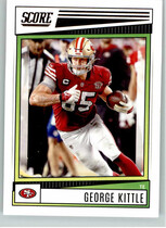 2022 Score Base Set #165 George Kittle