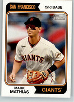 2023 Topps Heritage High Number #528 Mark Mathias