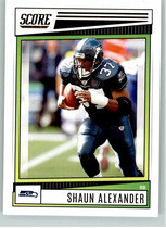 2022 Score Base Set #179 Shaun Alexander