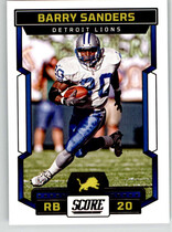 2023 Score Base Set #87 Barry Sanders