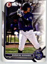 2022 Bowman Draft #BD-179 Warming Bernabel