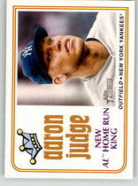 2023 Topps Heritage #1 Aaron Judge Tribute