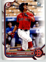 2022 Bowman Prospects #BP-134 Eduardo Lopez