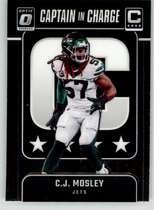 2024 Donruss Optic Captain In Charge #9 C.J. Mosley