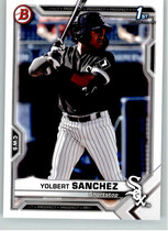 2021 Bowman Prospects #BP-40 Yolbert Sanchez