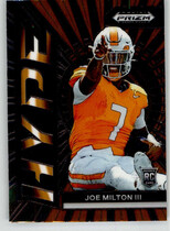 2024 Panini Prizm Draft Picks Hype #24 Joe Milton Iii