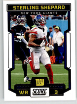 2023 Score Base Set #237 Sterling Shepard