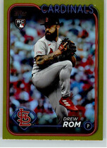 2024 Topps Gold Foil Series 2 #476 Drew Rom