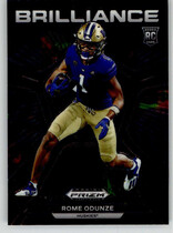 2024 Panini Prizm Draft Picks Brilliance #24 Rome Odunze