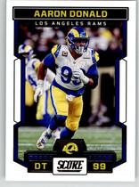 2023 Score Base Set #165 Aaron Donald