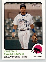 2022 Topps Heritage Minor League #98 Cristian Santana