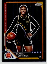 2025 Topps Chrome McDonalds All American #27 Zakiyah Johnson