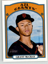 2021 Topps Heritage Minor League #100 Grant Mccray