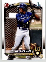 2025 Bowman Prospects #BP-36 Yophery Rodriguez