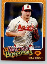 2024 Topps Heritage New Age Performers #NAP-3 Mike Trout